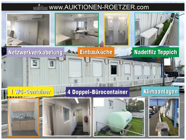 BÜROCONTAINER-AUKTION-ONLINE | bis 23.05.2025 | 13:00 Uhr